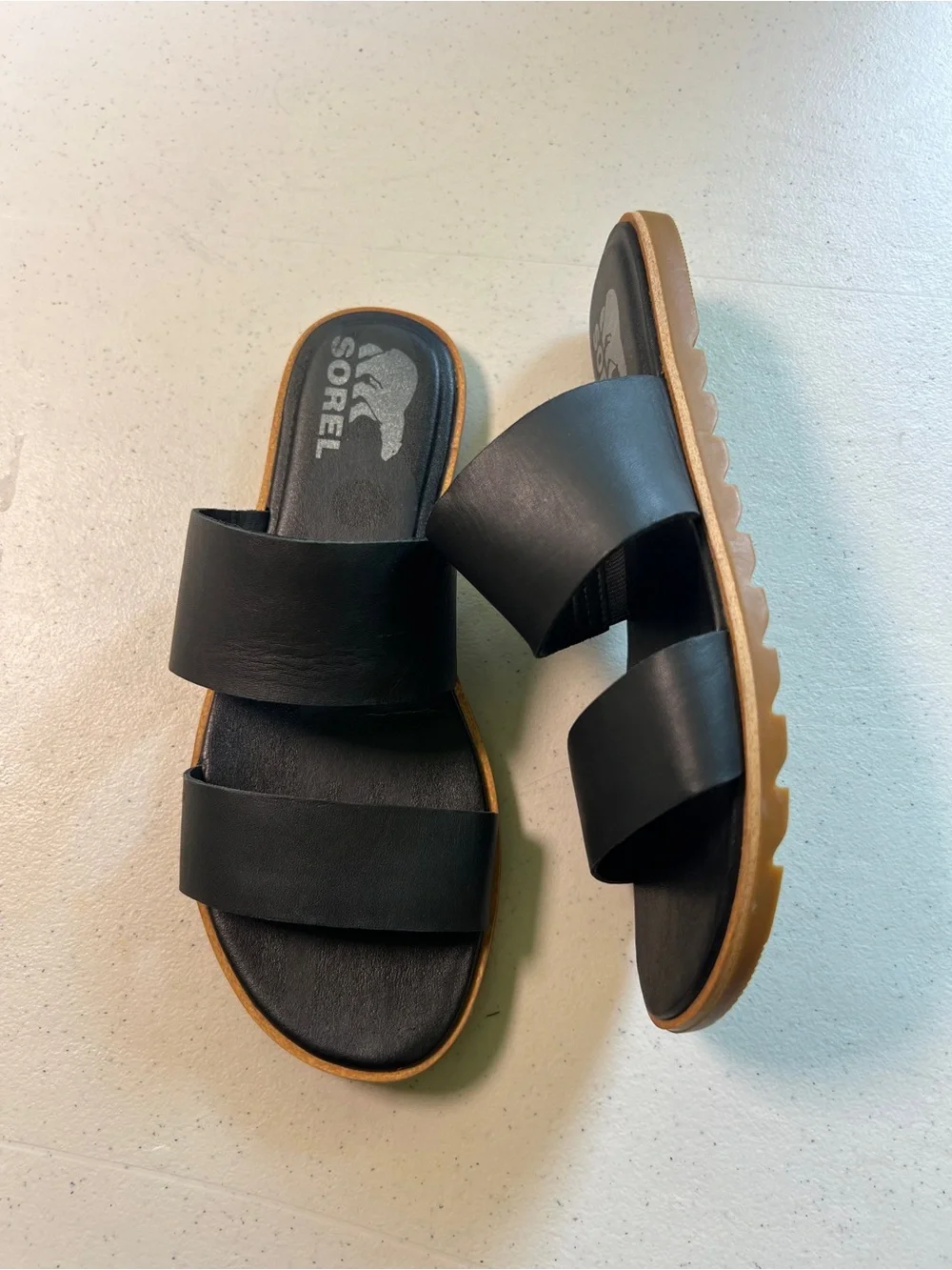 Sorel Women's Ella II Slide Sandal in Black